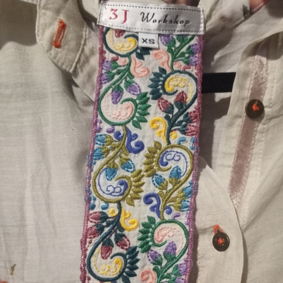 Johnny Was 3J workshop long sleeves blouse XS - Picture 2 of 5